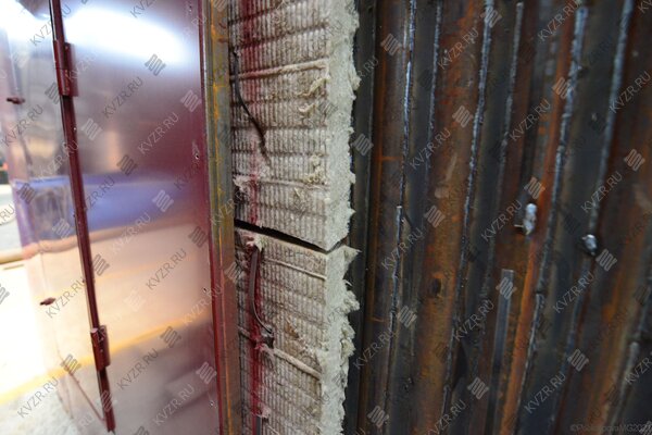 Обмуровка котла с охлаждаемыми колосниками 0.75